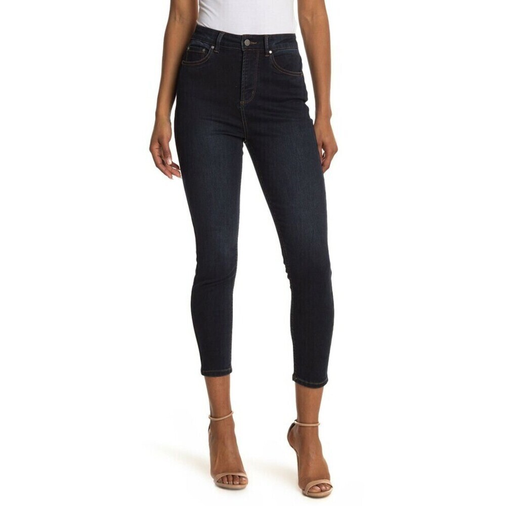 AFRM Woman's Richards Skinny High Rise Jeans In Indigo Dark Wash Size 28